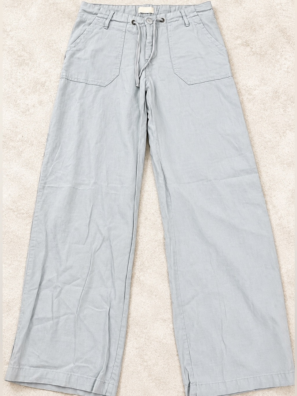 Just Living Light Gray linen pants 7